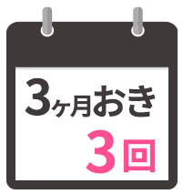 治療の間隔のイメージ