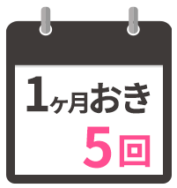 治療の間隔のイメージ