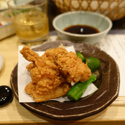 河豚の唐揚げ