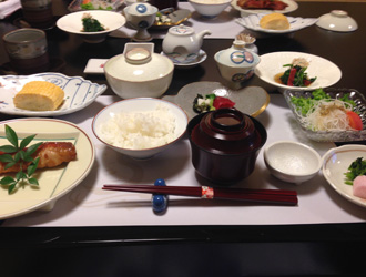 箱根の朝ご飯