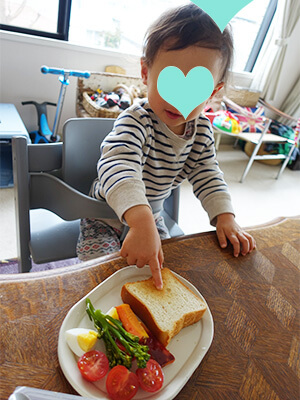 子供の朝ごはん