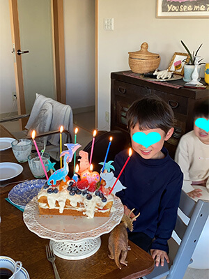 4才の誕生日会