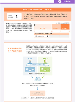 マイシグナルすい臓がん結果
