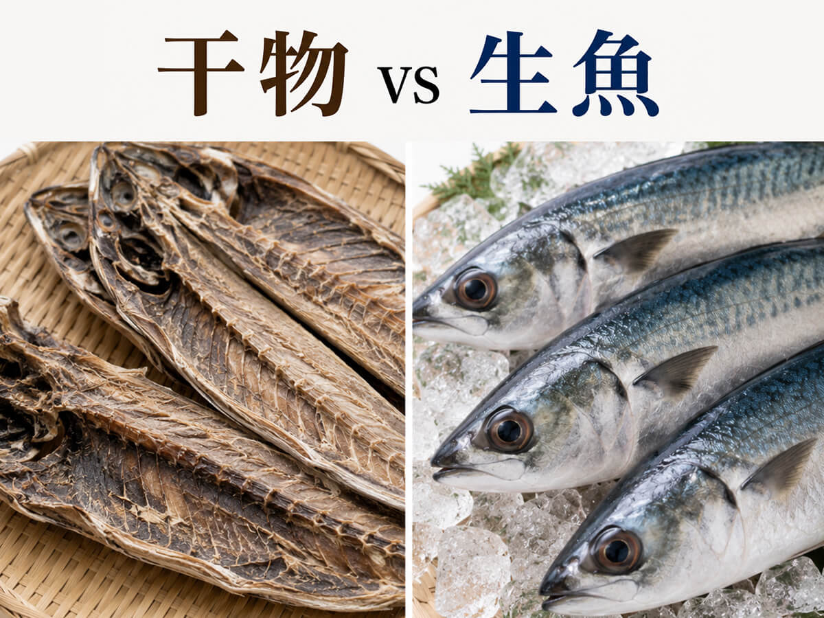干物vs生魚